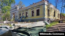 Разрушенный музей Г. С. Сковороды, лето 2022