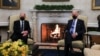 Канцлер Германии Олаф Шольц и президент США Джо Байден на встрече в Белом доме, 7 февраля 2022 года