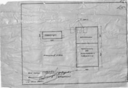 Схема расположения виселицы и крематория в концлагере Штутгоф