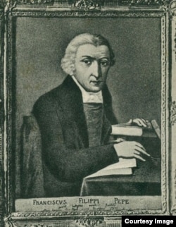 Франческо Филиппи-Пепе, портрет, находящийся в мэрии его родного города Чивителла-дель-Тронто