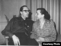 Аркадий Белинков с женой Натальей, 1968