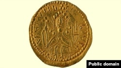 Златник (золотая монета) князя Владимира