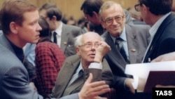 Андрей Сахаров на Съезде народных депутатов СССР. 1989 год