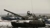 Российские танки в Ростовской области 12 января 2022 года