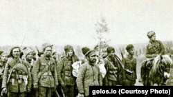 Сибирские партизаны. Снимок времен Гражданской войны