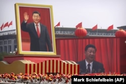 Празднования на площади Тяньаньмэнь. 1 октября 2019 года