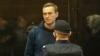 Алексей Навальный на суде в Москве, февраль 2021 года