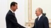 Президент Сирии Башар Асад и президент России Владимир Путин