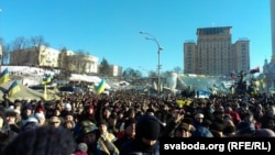 Киевский Майдан в конце 2013 года