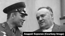 С Ю.Гагариным. Сочи, май 1961-го