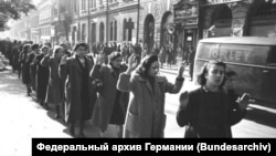 Будапешт, 20-22 октября 1944 года, пленные еврейки