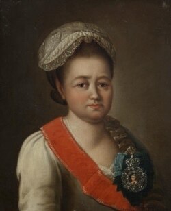 Неизвестный художник. Портрет Елизаветы Полянской. Третья четверть XVIII века