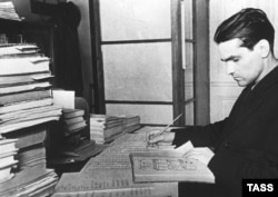 Советский историк, этнограф, лингвист и эпиграфист Юрий Валентинович Кнорозов, 1952 год