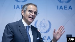 IAEA chief Rafael Grossi in Vienna on September 11.