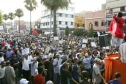 Выступления против правительства в марокканском городе Касабланка. 15 июня 2011 года