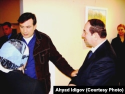 Ахъяд Идигов и Михаил Саакашвили