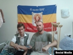 Антон Раевский в госпитале после ранения