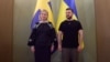Премьер-министр Швеции Магдалена Андерссон в гостях у президента Украины Владимира Зеленского. Киев, 4 июля 2022 года