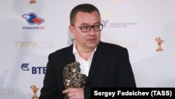 Телеведущий Борис Крюк после церемонии вручения премии "ТЭФИ 2016"