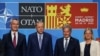 Йенс Столтенберг, Реджеп Эрдоган, Саули Ниинистё, Магдалена Андерсон на встрече в Мадриде, 28 июня 2022 года 