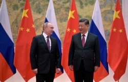 Встреча Владимира Путина и Си Цзиньпина в Пекине. 4 февраля 2022 года