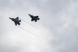 Американские боевые самолеты F-35 в Румынии