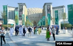 Stakeholders from around the world are attending the United Nations Climate Change Summit, or COP28, at Dubai, United Arab Emirates, December 1, 2023. (Kann Vicheika/VOA Khmer)