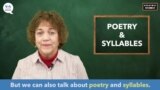 Everyday Grammar TV: Poetry and Syllables, Part 1