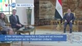 VOA60 America - Blinken Pushing for Gaza Cease-fire Progress in Egypt, Qatar Talks