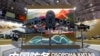 Вид на стенд китайской оборонной промышленности China Defence на международном военно-техническом форуме «Армия-2023» в выставочном центре «Патриот» в Московской области, Россия, 18 августа 2023 года