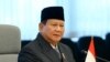 FILE - Then-Indonesian President-elect Prabowo Subianto is seen during talks with Japanese officials at the Defense Ministry in Tokyo, April 3, 2024.