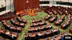 香港保安局回覆立法會議員質詢表示，因應23條立法成立的應變反駁隊將會繼續存在，相關國安開支不會公佈。(美國之音/湯惠芸)