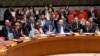 Linda Thomas-Greenfield, US Ambassador and Representative to the UN, abstains as the UN Security Council passes a cease-fire resolution in Gaza during the Muslim holy month of Ramadan, at UN headquarters, March 25, 2024.