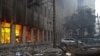 Харьков: здание типографии, в которое попала российская ракета. 20 марта 2024 г. 