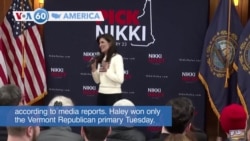 VOA60 America - Nikki Haley suspends her presidential campaign