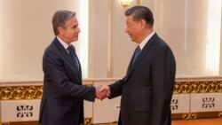 အမေရိကန်နိုင်ငံခြားရေးဝန်ကြီး Blinken နဲ့ တရုတ်သမ္မတ Xi Jinping တို့ ဘေဂျင်းမြို့မှာတွေ့ဆုံ (ဧပြီ ၂၆၊ ၂၀၂၄)