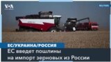Пошлины на российское зерно 