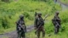 콩고민주공화국 동부 키붐바 지역에 있는 M23 반군 병사들 (자료사진)