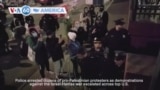 VOA60 America - Police arrests Gaza war protesters at Yale, NYU