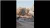 Screen capture from X showing an April 21, 2024, Israeli airstrike in the al Tuffah district of Gaza City. Social media users falsely attributed the footage to Rafah, in southern Gaza. 