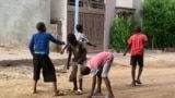 Kids playing around in Nara, Mali