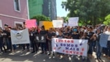 Manifestação de professores, Praia, Cabo Verde, 2023 (Foto de Arquivo)