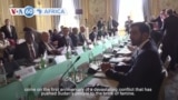 VOA60 Africa - Top diplomats, aid groups gather for Sudan aid conference in Paris