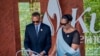 President Paul Kagame of Rwanda and his spouse lay a wreath at the Kigali Genocide Memorial, April 7, 2024 ( by Jean Damascene Manishimwe) 