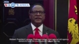 VOA60 Africa - Malawi: President Chakwera asks for international aid to help the country avoid hunger 