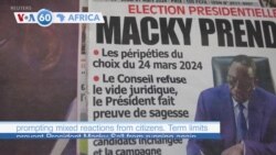 VOA60 Africa - Senegal's presidential election rescheduled for March 24
