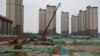 碧桂園在天津開發的住宅區建築工地。（2023年8月18日）