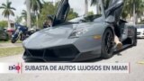 Subasta de autos lujosos en Miami recauda más de 80 millones de dólares