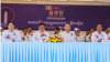 FILE - Candlelight Party leaders preside over the party's congress in Siem Reap province, Feb. 11, 2023. 