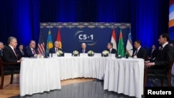 Джо Байден встретился с президентами пяти государств Центральной Азии в Нью-Йорке. 19 сентября 2023 года.